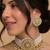 Gold pearl bridal choker & earring set