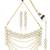 Gold pearl bridal matha patti set