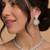 Crystal bridal necklace & earring set