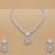 Crystal bridal necklace & earring set