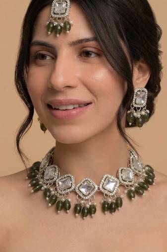Olivebridal matha patti set