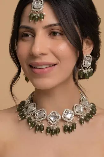 Olivebridal matha patti set