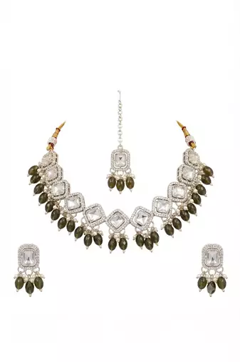 Olivebridal matha patti set