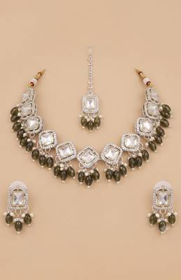 Olivebridal matha patti set 4
