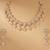 Pink pearl chandelier bridal set
