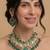 Emerald gold bridal matha patti se