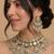 Multi colored matha patti & necklace bridal set