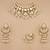 Multi colored matha patti & necklace bridal set