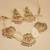 Gold pearl bridal set