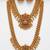 Gold heritage temple jewellery set