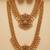 Gold heritage temple jewellery set