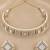 Ivory pearl choker set
