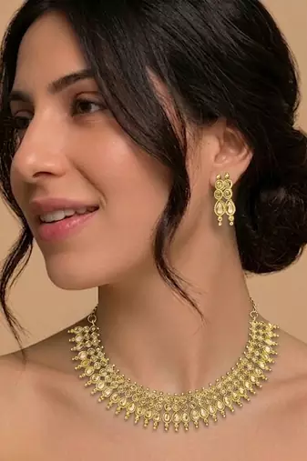 Teardrop temple radiance set