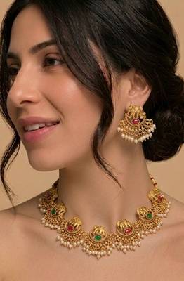 Royal heritage temple jewellery set 1