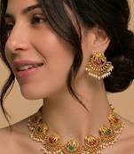 Royal heritage temple jewellery set