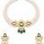 Emerald pearl choker set