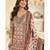 Cream crepe digital print farshi salwar set