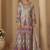 Multicolor crepe printed palazzo set