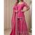 Rani-pink tissue embroidered sharara set