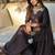 Coffee crepe embroidered farshi salwar set