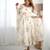 Women's Gorgeous Floral Print Organza Silk Fabric Flared Anarkali Pant and Dupatta Set
