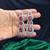 Ruby Red CZ Bridal Necklace Choker Set, Emerald Cut Chandelier Earrings,