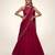 Deep Fuchsia Pink Embroidered Dupion Silk Lehenga Set