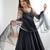 Women's Beautiful Roman Silk Chanderi Fabric Flared Anarkali Pant and Dupatta Set