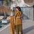 Mehendi chiffon readymade suit with real mirror & embroidery work