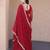 Maroon faux georgette readymade anarkali suit with sequin  & embroidery work