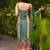 Green tussar silk kurta pant dupatta set