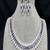 Amethyst Bridal Jewelry Set: Cubic Zirconia Necklace & Drop Earrings