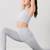 Anushil women solid high neck sleeveless crop top with high-rise tights co-ord activewear set