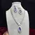 Amethyst Purple Bridal Jewelry Set, Tear Crystal Necklace, Drop Earrings, Lavender Wedding Accessory