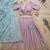 lavender silk blend embroidered wedding lehenga choli with free size upto 44