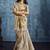 Gray zari tissue handloom weaving saree