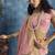 Baby pink zari tissue handloom weaving saree