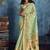 Pista zari tissue handloom weaving saree