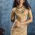 Cream zari tissue handloom weaving saree