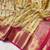 Pink handwoven banarasi tissue saree with zari border & unstitched blouse