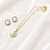 Pearl pendant necklace and stud earrings jewellery set
