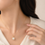 Pearl pendant necklace and stud earrings jewellery set