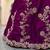 Wine Thread & Sequins Emroidery  Silk blend Lehenga Choli With Dupatta