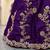 Purple Thread & Sequins Emroidery  Silk blend Lehenga Choli With Dupatta