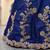 Blue Thread & Sequins Emroidery  Silk blend Lehenga Choli With Dupatta
