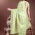 Light green cotton silk blend woven saree with zari work