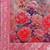 Onion pink woven linen silk blend saree with floral print pallu