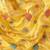 Mustard banarasi silk blend saree with rich gold zari floral weaving
