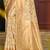 Light pistachio green banarasi silk blend saree with rich gold zari floral weaving