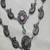Oxidized Silver Boho Anklet with peacock motifs | Vintage Style Tribal Ankle Bracelet with Pink Stone & Bells 